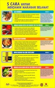 5 cara menjamin makanan selamat